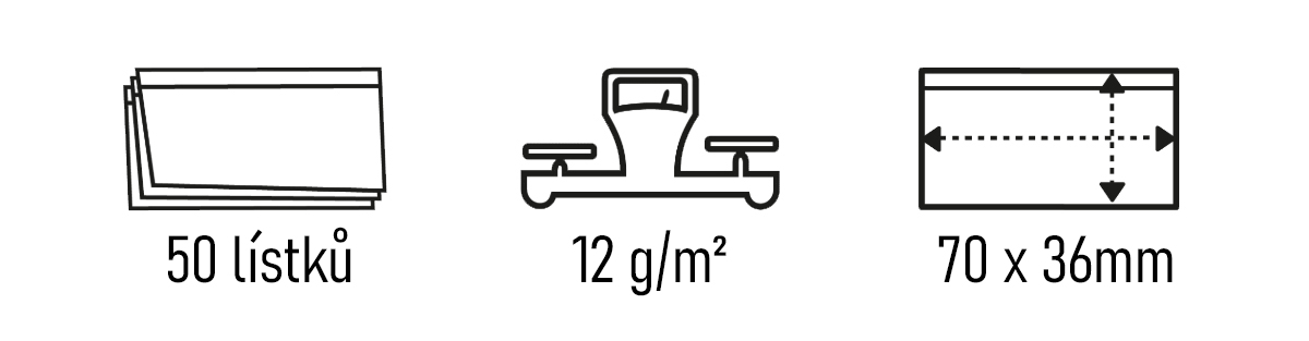 Mascotte Extra Thin tabulka